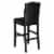 Glitzhome Studded Leatherette Barchair - Black Perspective: back
