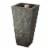 Glitzhome Rippling Floating Sphere Pedestal Polyresin Outdoor Fountain Perspective: back