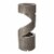 Glitzhome Curving Shaped Polyresin Outdoor Fountain With Pump & LED Light Perspective: back