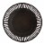 Glitzhome Vintage Industrial Metal Round Classic Wall Mirror Perspective: back