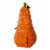 Glitzhome 24 Inch Tall Halloween Metal Jack-O-Lantern with LED Pillar Perspective: back