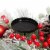 Glitzhome 24 Inch Length Snow Berry Ball Pinecone Pine Candle Holder Perspective: back
