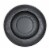 Glitzhome Round Metal Wall Mirror - Black/Gold Perspective: back