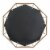 Glitzhome Deluxe Golden Octagonal Metal/Glass Wall Mirror Perspective: back