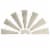 Glitzhome Rustic Farmhouse Half Round Metal Windmill Wall Decor, Country Farm Home Decoration Perspective: back