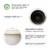 Glitzhome Oversized Faux Ceramic Goblit Shaped Plastic Planter - White Perspective: back