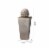 Glitzhome Ceramic Sphere Pedastal Outdoor Fountain - Ivory Perspective: back
