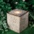 Glitzhome Ceramic Square Pot Outdoor Fountain Perspective: back