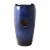 Glitzhome Outdoor Ceramic Pot Fountain - Blue Perspective: back