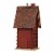 Glitzhome Hanging Distressed Wooden Cottage Birdhouse - Red Perspective: back