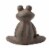 Glitzhome Frog with Yoga Pose Decorative Statue Perspective: back