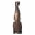Glitzhome 30.25 Inch H MGO Sitting Greyhound Dog Statue-Right Perspective: back