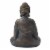 Glitzhome Meditating Buddha Garden Statue Perspective: back