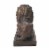 Glitzhome Lying Guardian Lion Garden Statue Perspective: back