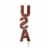 Glitzhome Patriotic Metal USA Yard Stake Perspective: back