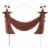 Glitzhome Patriotic Welcome Metal Yard Stake/Wall Sign Perspective: back