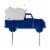 Glitzhome Americana Metal Truck Yard Stake/Wall Sign Perspective: back
