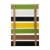 Glitzhome Oversized Wooden Pallet Porch Rules Wall Sign Decor Perspective: back