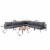 Glitzhome 8-Piece Outdoor Patio Black Aluminum Sectional Perspective: back