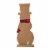Glitzhome Lighted Snowman Wooden Porch Decor Perspective: back