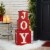 Glitzhome Lighted Wooden Block Joy Porch Sign Perspective: back