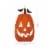 Glitzhome 36.25 Inch Tall Lighted Metal Cutout Pumpkin Porch Decor Perspective: back