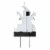 Glitzhome 32 Inch Tall Lighted Halloween Metal Ghost Yard Stake or Hanging Decor Perspective: back