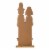 Glitzhome Wooden Pilgrim Couple with Turkey Porch Decor Perspective: back