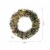 Glitzhome 30 Inch Pre-Lit Glittered Pine Cone Christmas Wreath with 50 Warm White Lights Perspective: back