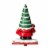 Glitzhome Gnomes Resin Stocking Holder - 3 Piece Perspective: back
