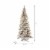 Glitzhome 7.5 Feet Flocked Layered Spruce Faux Christmas Tree with 350 Warm White Lights Perspective: back