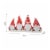 Glitzhome 30 Inch Length Christmas Gnomes Metal Tree Collar Perspective: back