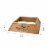 Glitzhome 40 Inch Length Natural Wooden Trapezoid Farm Fresh Christmas Tree Collar Perspective: back