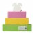 Glitzhome 12 L Easter LED Lighted Wooden Bunny Block Word Sign Perspective: back