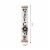 Glitzhome 60 Inch Wooden Welcome Porch Sign with 4 Changeable Wreaths - White Perspective: back