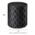 Glitzhome 17.25 Inch Black Diamond Textured Garden Stool/Planter Stand/Accent Table Perspective: back
