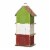 Glitzhome 13.75 H Multicolored Three-Tiered Distressed Solid Wood Birdhouse Perspective: back
