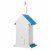 Glitzhome 11.75 H Distressed Solid Wood Daisy with Butterfly Birdhouses Perspective: back