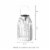 Glitzhome 9.75 Inch Outdoor Solar Light Metal Woven Lantern with Edison Bulb-Se of 2 Perspective: back