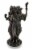 Bronze Finish Triple Form Hecate Greek Goddess of Magic Statue Perspective: back