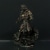 Metallic Bronze Finish Greek God Poseidon Statue Perspective: back