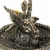 Baphomet Goat Head Ritual Altar Bronze Finish Backflow Incense Burner 5 Inches Perspective: back