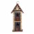 Glitzhome Solid Wood & Metal Rustic Style Birdhouse Perspective: back