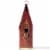 Glitzhome Hanging Distressed Wood Bird House Perspective: back