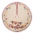 Glitzhome LED Embroidered Merry Christmas Tree Skirt - Light Brown Perspective: back