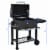 Costway Charcoal Grill Barbecue BBQ Grill Outdoor Patio Backyard Cooking Wheels Portable Perspective: back