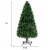 6Ft Pre-Lit Fiber Optic PVC Christmas Tree Metal Holiday Perspective: back