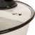 Glitzhome Farmhouse Metal Enamel Two Tier Fountain With Pump - White Perspective: back