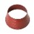 Glitzhome 22 Inch Diameter Painted Red Metal Tree Collar Perspective: back