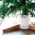 Tree Nest Christmas Tree Stand  for Real Trees Nordic Style Decoration Timber, Large (White) Perspective: back